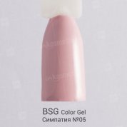 Bio Stretch Gel, Цветной гель - Симпатия №05 (нейтральный светло-розовый оттенок, 8 мл.)