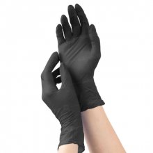 mediOk, Перчатки нитриловые - Цвет черный BS (р-р L, 50 пар в уп.)