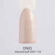 ONIQ, Гель-лак для покрытия ногтей - Pantone: Almond buff OGP-118 (10 мл.)