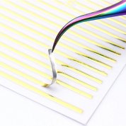 LAQUE, 3D металлические наклейки, полосы - Gold