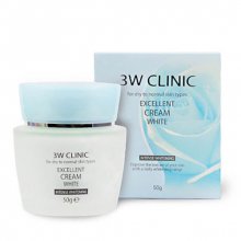 3W CLINIC, Excellent White Cream - Отбеливающий крем для лица (50 гр.)