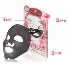 Elizavecca, Pore Solution Super Elastic Mask Pack - Маска 3-х этапная для проблемной кожи (25 мл.)