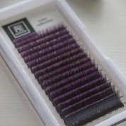 Barbara, Омбре ресницы фиолетовые микс (C 0.10 7-15 mm)