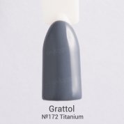Grattol, Гель-лак Titanium №172 (9 мл.)