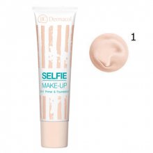 Dermacol, Selfie Make-Up 2in1 Primer and Foundation №1 - Тональный крем и База под макияж 2в1 (25 мл.)