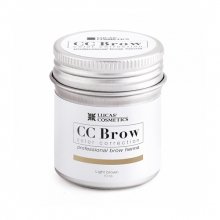 Lucas` Cosmetics, Хна для бровей CC Brow (light brown) в баночке (светло-коричневый, 10 гр.)