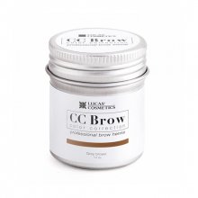 Lucas` Cosmetics, Хна для бровей CC Brow (grey brown) в баночке (серо-коричневый, 10 гр.)
