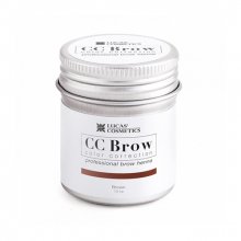 Lucas` Cosmetics, Хна для бровей CC Brow (brown) в баночке (коричневый, 10 гр.)