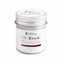 Lucas` Cosmetics, Хна для бровей CC Brow (dark brown) в баночке (темно-коричневый, 10 гр.)