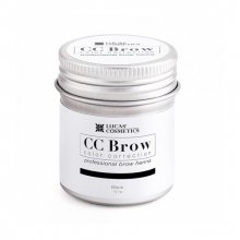 Lucas` Cosmetics, Хна для бровей CC Brow (black) в баночке (черный, 10 гр.)
