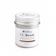 Lucas` Cosmetics, Хна для бровей CC Brow (grey brown) в баночке (серо-коричневый, 5 гр.)