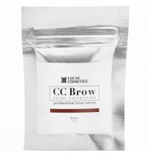 Lucas` Cosmetics, Хна для бровей CC Brow (brown) в саше (коричневый, 10 гр.)