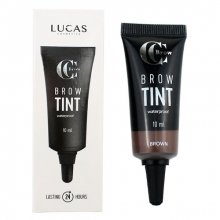 Lucas` Cosmetics, Brow Tint waterproof brown CC Brow - Водостойкий гелевый тинт для бровей коричневый (10 мл.)