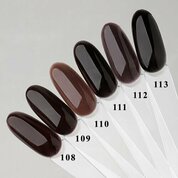 BSG, Жёсткий гель для наращивания Confiture №110 Кофейный шоколад (низкая вязкость, 13 г)