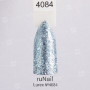 ruNail, Lurex - Гель-лак №4084 (топаз, 5 г.)