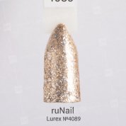 ruNail, Lurex - Гель-лак №4089 (золото, 5 г.)
