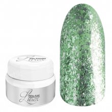 ruNail, Lurex - Гель-лак №4090 (изумруд, 5 г.)