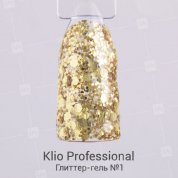 Klio Professional, Глиттер-гель №1 (5 гр.)
