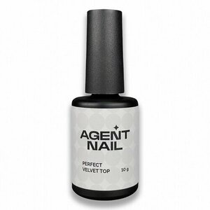 Agent Nail, Perfect Matte Velvet Top - Матовый топ с липким слоем (10г)