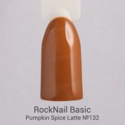 RockNail, Гель-лак - Basic №132 «Pumpkin Spice Latte» (10 мл.)