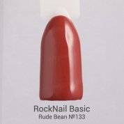 RockNail, Гель-лак - Basic №133 «Rude Bean» (10 мл.)