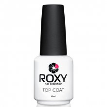 ROXY Nail Collection, Top Coat - Топовое покрытие с липким слоем для гель-лака (15 мл.)