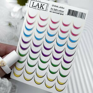 LAK Nails, Слайдеры для маникюра №F206