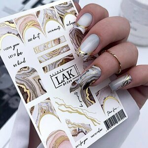 LAK Nails, Слайдеры для маникюра №F209