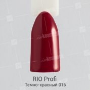 RIO Profi, Гель-лак каучуковый - Темно-красный №16 (7мл.)
