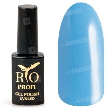 Rio Profi, Гель-лак каучуковый - Голубой №22 (7мл.)