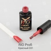 Rio Profi, Гель-лак каучуковый - Красный №31 (7мл.)