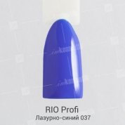 RIO Profi, Гель-лак каучуковый - Лазурно-синий №37 (7мл.)