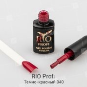 RIO Profi, Гель-лак каучуковый - Темно-красный №40 (7мл.)