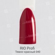 RIO Profi, Гель-лак каучуковый - Темно-красный №40 (7мл.)