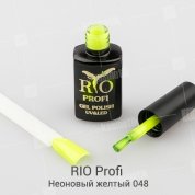 Rio Profi, Гель-лак каучуковый - Неоновый желтый №48 (7мл.)