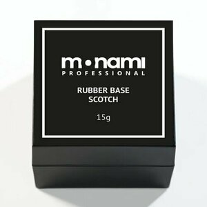 Monami, Rubber Base Scotch - Базовое каучуковое покрытие для гель-лака (квадрат, 15 гр)