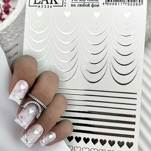 LAK Nails, Слайдеры для маникюра №F226