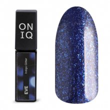 ONIQ, Гель-лак для покрытия ногтей - Eve: Indigo Glitter OGP-129s (6 мл.)