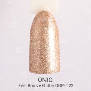 ONIQ, Гель-лак для покрытия ногтей - Eve: Bronze Glitter OGP-122s (6 мл.)