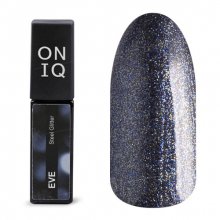 ONIQ, Гель-лак для покрытия ногтей - Eve: Steel Glitter OGP-127s (6 мл.)