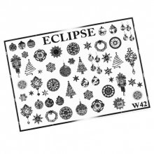 Eclipse, Слайдер для дизайна ногтей W42 черный