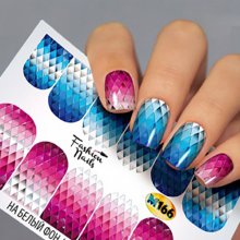 Fashion Nails, Слайдер дизайн - Metallic №166