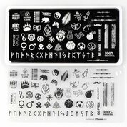 Bloom, Пластина для стемпинга №070 For Man