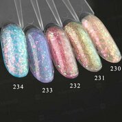 Nail Republic, Glam Gel - Моделирующий гель с шиммером №232 (15 мл)