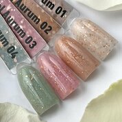 iperfect, Гель для моделирования с поталью - Aurum gel №01 (15g)