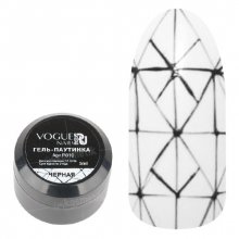 Vogue Nails, Гель-паутинка (черный, 5 гр.)