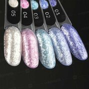 Klio Professional, Elite Gel - Гель для дизайна со слюдой №04 (5 гр)