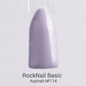 RockNail, Гель-лак - Basic №114 «Asphalt» (10 мл.)