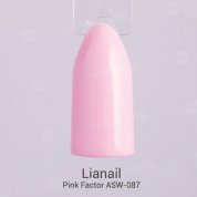 Lianail, Гель-лак - Pink Factor ASW-087 №37 (10 мл.)