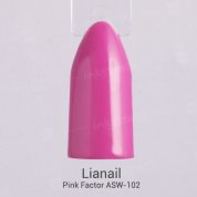 Lianail, Гель-лак - Pink Factor ASW-102 №52 (10 мл.)